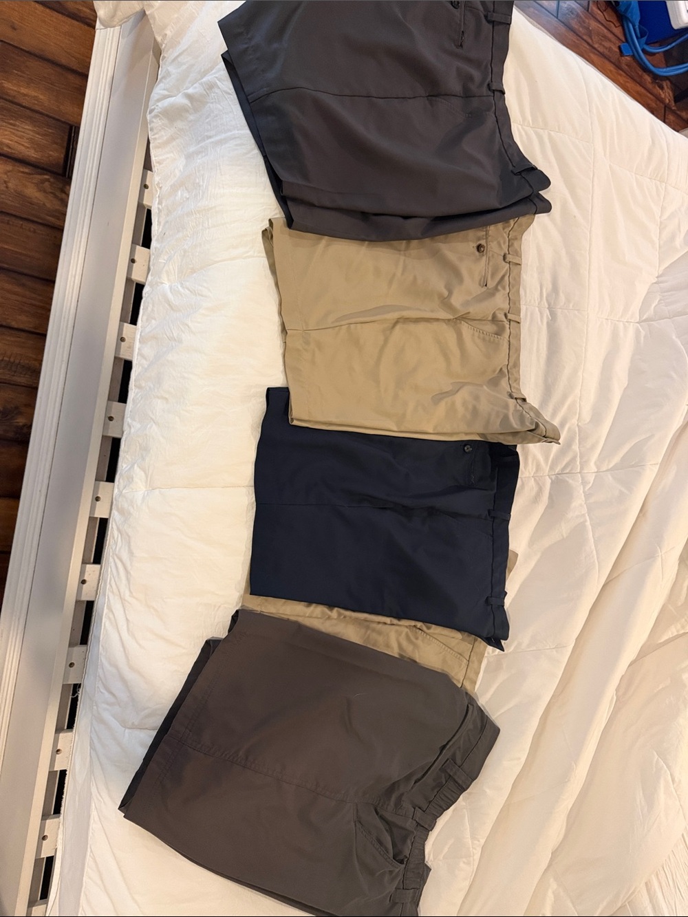 5 pair of Men's Shorts in Neutral Colors